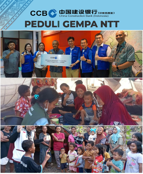 CCB Indonesia Menyalurkan Bantuan untuk Mendukung Masyarakat Terdampak Gempa di Flores, NTT